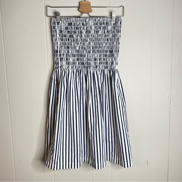 ATM Anthony Thomas Melillo Smocked‎ Poplin Dress cotton sleeveless Anthropologie - Picture 3 of 6